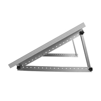 Supports de montage de panneaux solaires Rackmodo en aluminium et acier inoxydable, inclinaison réglable, angle personnalisable, argent, noir, rapide