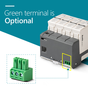 WRDZ Thiết Bị Chống Sét SPD T1T2 Thiết Bị Bảo Vệ Tăng Áp Một Pha 2P Bộ Bảo Vệ Tăng Áp Cấp Điện Loại I + II - Product Image 6