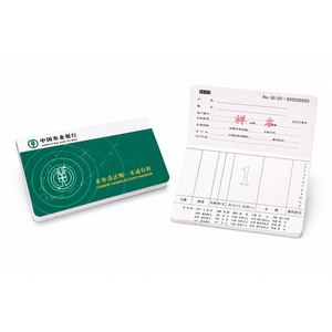 Libreta de Ahorros Bancaria Multimoneda con Impresión Personalizada, Marca de Agua de Seguridad, Encuadernada en <span class=keywords><strong>Libro</strong></span>, para Registro de Cuentas de Instituciones Financieras - Product Image 1