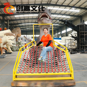 <span class=keywords><strong>Parco</strong></span> <span class=keywords><strong>divertimenti</strong></span> Animatronic dinosauro modello di arrampicata <span class=keywords><strong>con</strong></span> rete di sicurezza per bambini fabbrica vende - Product Image 1