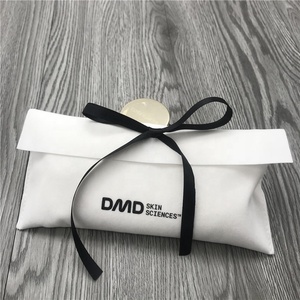 50 sacs en velours blanc, style de luxe, pochette cadeau, enveloppe avec ruban - Product Image 2