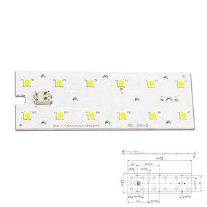 Nhà máy cung cấp pcba dẫn mô-đun ánh sáng đường phố mô-đun với ống kính dẫn 5050chip cao lumen 4000K 36W 50W - Product Image 3