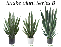 Plante Serpent Artificielle Bossion Effet Naturel, Décoration de Table, Grande Plante Serpent Réaliste