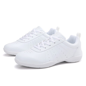 Nuovo di alta qualità bianco cheerleading <span class=keywords><strong>scarpe</strong></span> da ballo per bambini all'ingrosso taglia 28-44 # ragazze sport sneaker antiscivolo design di fabbrica - Product Image 6