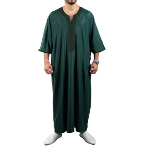 Nouveau design de Jubba d'été musulman Slim Fit pour hommes/Offre Spéciale Services OEM Dernier modèle Hommes Jubba - Product Image 2