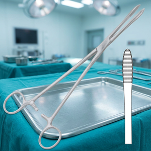 Pinces à éponges chirurgicales Colling 18 cm en acier inoxydable pour chirurgie générale, certifiées CE, prix de gros, personnalisables - Product Image 4