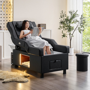 Cama de Masaje Tailandés Chuque, Sillón de Peluquería Eléctrico con Respaldo Reclinable, Silla de Lavado de Pies, Cama de Masaje para Reparación de Pies - Product Image 1