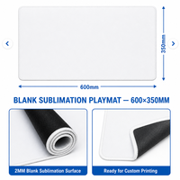 Tapis de jeu TCG en caoutchouc naturel cousu de qualité supérieure avec impression par sublimation personnalisée, taille et couleur personnalisables