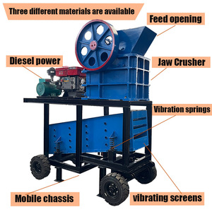 Neue PE220X350 Kleine Kompakte Mobile Brecher- und Siebausrüstung für Hartgestein - Granit-Brecher - Tragbarer Backenbrecher - Product Image 4