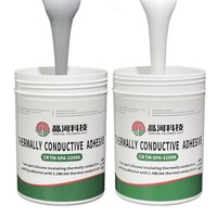 Scellant en silicone à faible viscosité 2W/mk résistant au soufre, composé bicomposant, conducteur thermique, isolant électrique, composé de potting