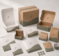 Cajas Rígidas de Cartón Corrugado con Impresión UV de Alta Calidad y Ecológicas con Logotipo Personalizado, con Lámina Dorada, para Envío y Embalaje de Exhibiciones