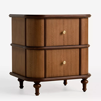 Lit en bois tressé rétro, style moderne du milieu du siècle, chambre principale, lit double de 1,8 mètre