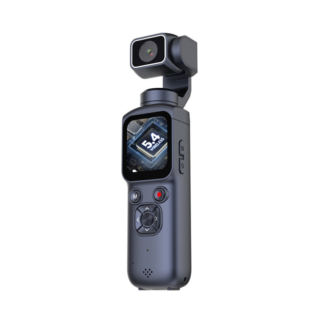 4K HD Handheld Action Camera Pocket Gimbal 1.72-inch Screen; Portable Anti-shake Recorder for Outdoor Vlogging