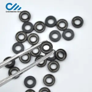 4 * * * * * * * 8*2.4 ฤดูใบไม้ผลิ Energized PTFE Rod Seal สำหรับปั๊มไฮดรอลิก Rod และ Pneumatic Piston ซีล 4x8x2.4