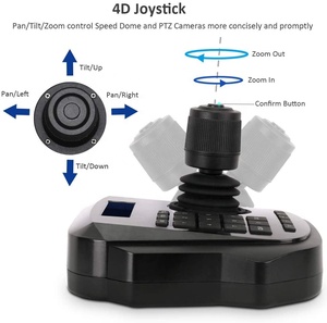Mytech 4D Joystick IP PTZ điều khiển Mạng bàn phím với màn hình LCD hiển thị cho tốc độ cao PTZ dome IP máy ảnh - Product Image 3