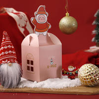 Boîte cadeau de Noël Xiyu en forme de pomme, boîte d'emballage en papier pour fruits, petite boîte cadeau vide pour les fêtes, vente en gros