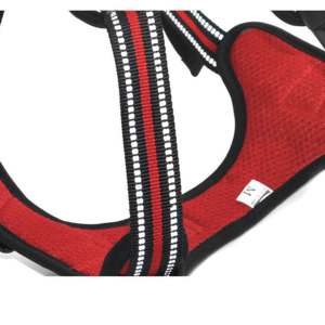 Tali kekang anjing lapisan ganda, dengan desain anti-tarik-reflektif, gesper kerah dapat disesuaikan, Set tali anjing untuk hewan peliharaan - Product Image 5