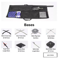 Bandera Personalizada con Logotipo en Forma de Gota de Agua, Bandera Promocional para Exteriores de Alta Resolución con Asta Telescópica Ajustable