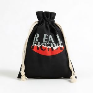 Sac à poussière pour bijoux en coton imprimé sur mesure, pochette recyclable à double cordon pour montres et accessoires, sac cadeau - Product Image 3