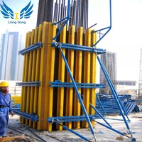 H20 Sistema de encofrado de pared de columna de viga de madera para construcción de hormigón