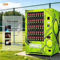 Máquina Expendedora de Pelotas de Tenis Impermeable para Exteriores XY, Equipo Deportivo Inteligente con Lector de Tarjetas, Certificación UL CE para Clubes y Estadios