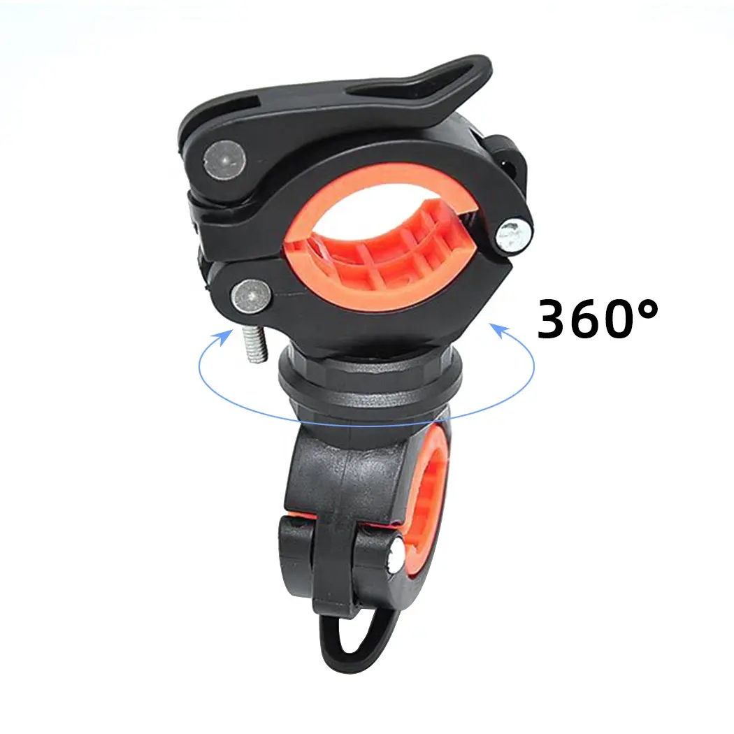 Factory Price Universal Bicycle Flashlight Holder Bike Handlebar Lamps Mount for Safety Riding