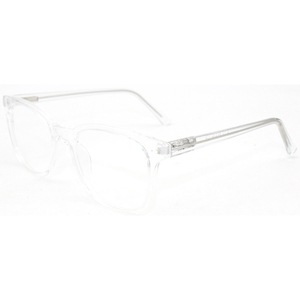 Gafas de <span class=keywords><strong>cristal</strong></span> de patrón sólido de moda Unisex transparente gris azul Color marcos de ojos multimarco lente clásica inyección CP - Product Image 6