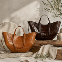 usine personnalisé en gros nouvelle dame sacs à main mode Style en cuir véritable dames épaule fourre-tout sac à main femmes
