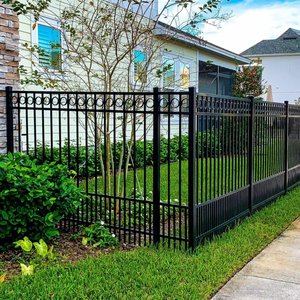 ODM OEM Factory 10 '7' Valla de acero galvanizado para cachorros Campo de valla de acero de hierro forjado de 1800 mm con número de modelo 3D - Product Image 1