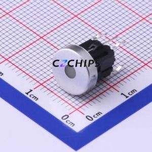K6-6147D01 Tactile Switch Through hole Component (THT) Switch 1.6N Through Hole 10mm 50mA - Product Image 1