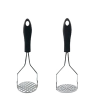 Fabriek Directe Verkoop Roestvrijstalen Aardappelpers Stamper Gebakken Bonen Crusher Aardappelpuree Maker Appelmoesvruchten Gereedschap