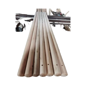 Mango de escoba de madera recubierto de PVC Color personalizado de alta calidad/Palos de fregona de madera/mango <span class=keywords><strong>Broomo</strong></span> - Product Image 1