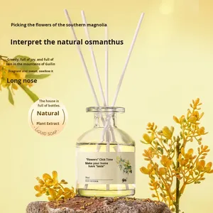 Diffuseur d'ambiance artisanal sans alcool en verre, grand flacon, parfum longue durée, premium, sans flamme - Product Image 3