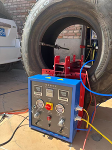 스틸 구조 전동 공구형 농업용 로더 트럭/버스 타이어 고트레드 재생 기계 - Product Image 4