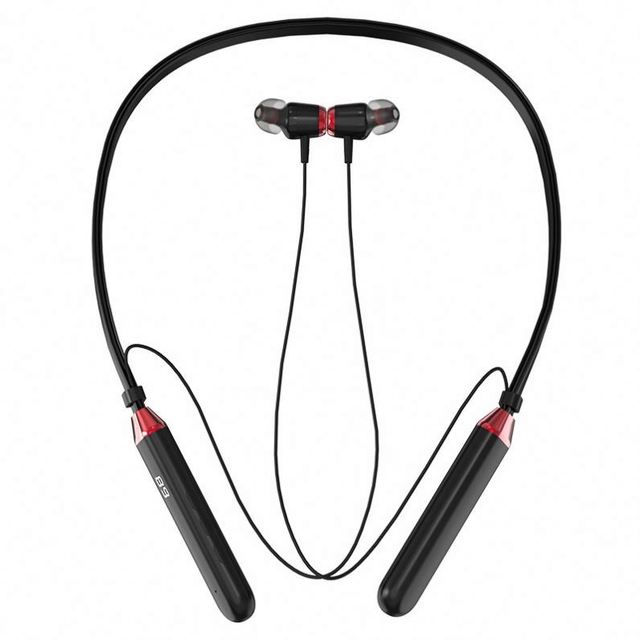 2025 Fashion Neckband Headphone Sport Wireless Sweat-proof Neckband Headset Magnetic Earphone with Led Display