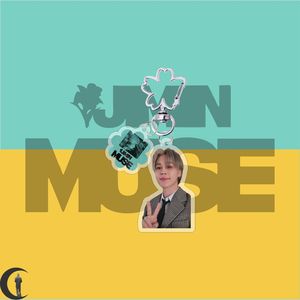 5CM KPOP Jimin MUSE Solo Album <span class=keywords><strong>Photo</strong></span> deux côtés imprimer acrylique porte-clés mode porte-clés sac pendentif clé de voiture accessoires Fans cadeau - Product Image 6