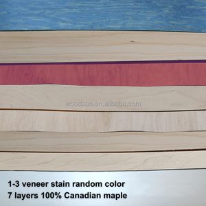 WOODSEN 전문 OEM 맞춤형 로고 휴대용 더블 로커 7겹 캐나다산 메이플 스케이트보드 데크 7.5-8.25 인치 - Product Image 6