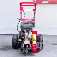 15HP moteur à essence marche derrière meuleuse de souche petit arbre broyeur de racines Machine jardin enlèvement de souche outil d'aménagement paysager