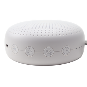 Las mejores 15 canciones de música de ruido blanco <span class=keywords><strong>para</strong></span> bebés, entrenador de sueño de salud inteligente con luz nocturna, altavoz de ayuda <span class=keywords><strong>para</strong></span> <span class=keywords><strong>dormir</strong></span> portátil, Color blanco - Product Image 4