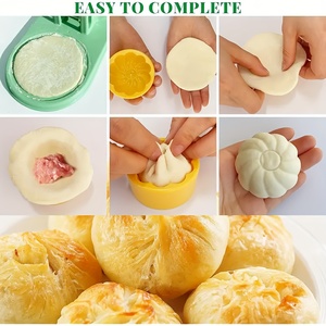 Machine <span class=keywords><strong>à</strong></span> raviolis 3-en-1 et presse-pâte pour débutants – Outil manuel pour la préparation des enveloppes de pâte - Product Image 3