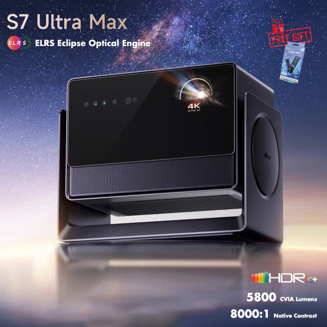 2025 New Design Dangbei S7 Ultra Max RGB Laser Proyector VisionAI Pro 5800 CVIA Lumens Dolby Audio HDR10 4K DLP Smart Projector