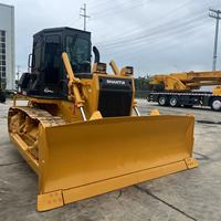 Bulldozer sur chenilles hydraulique compact SHANTUI SD13L d'occasion avec lame inclinable droite en stock (modèles SD13, SD13S, SD13R, SD13L)