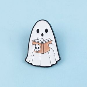 Broches personnalisées en métal de zinc imprimées, motifs fantômes et animaux d'Halloween, idéales comme cadeau pour les amis lors de voyages - Product Image 4