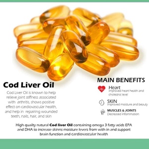 Vitaminas de Alta Calidad y Aceite de Hígado de Bacalao con EPA y DHA en Cápsulas Blandas, Apoya la Salud del Corazón, Mejora la Función Cerebral, Aumenta la Inmunidad - Product Image 3