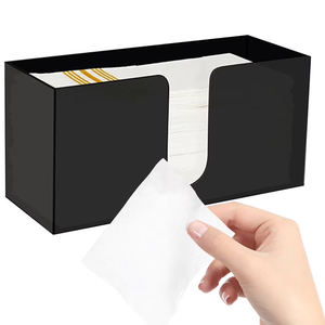 Distributeur de serviettes en papier pour comptoir, distributeur de serviettes pliées, distributeur de mouchoirs peu encombrant, simple pour serviettes en papier pliées en Z, en C et multi-plis - Product Image 1