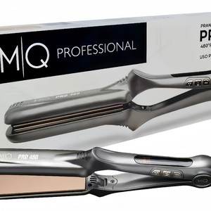 Plancha de Pelo Profesional MQ Pro 480 250C con Revestimiento de Titanio y Pantalla LCD para Uso en Salón - Product Image 1