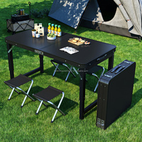 Tables pliantes modernes et compactes pour l'extérieur, le barbecue, les fêtes, le jardin, le pique-nique, la pêche, le camping et la salle à manger
