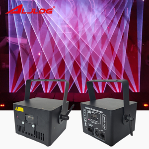 APP 3W RGB lazer ışık şeridi beyaz yeşil alüminyum gövde DMX512 animasyon Graffiti metin kontrolü sahne partileri için DJ geceleri - Product Image 2