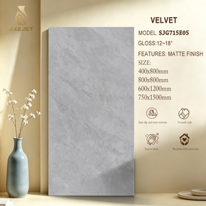 กระเบื้องปูพื้นห้องนั่งเล่นลายไม้เนื้อเรียบ ขนาด 750*1500 มม. สำหรับตกแต่งบ้านสมัยใหม่ จากโรงงานผลิตในเมืองฝอซาน - Product Image 4