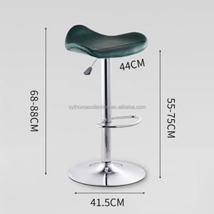 Taburete de Bar Moderno con Asiento Curvo SYT, de Alta Gama, para Microcervecerías, Pubs, Discotecas y Cabinas <span class=keywords><strong>VIP</strong></span> - Product Image 2